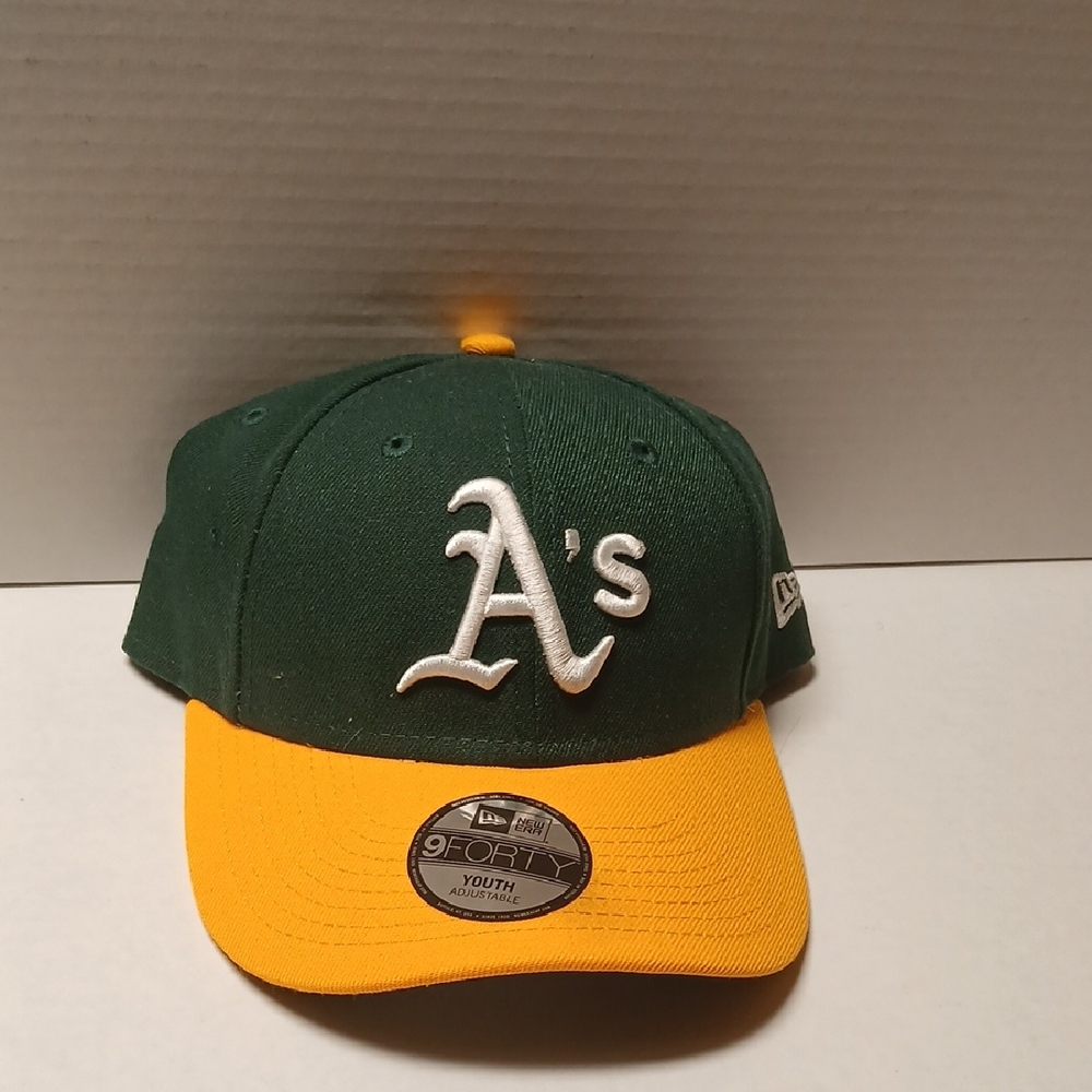 New Era Oakland Athletics Green Yellow Youth Hat NWY